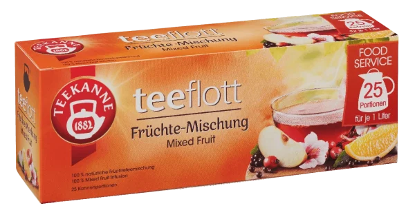 Teekanne Früchtetee Früchte-Genuss Food Service 100 Teebeutel (200g) 3