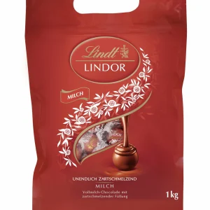 Lindt LINDOR Schokoladenkugel Beutel Vollmischung-Mischung 80 X 12,5 G (1 Kg) 17