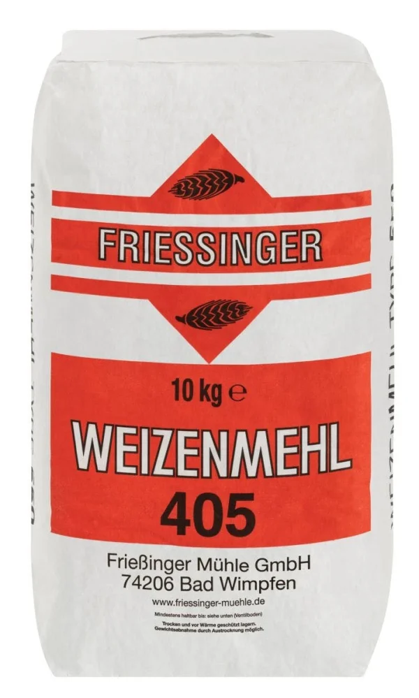 Null Mühlen König Weizenmehl T550 10 X 1kg (10kg) 3