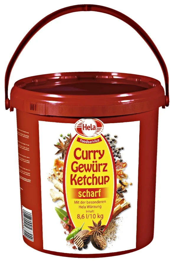 Hela Curry Gewürz Ketchup Delikat (10 Kg) 3