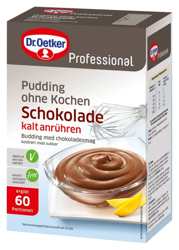 Aro Mousse Au Chocolat Dessertcremepulver Mit Raspelschokolade (1 Kg) 8