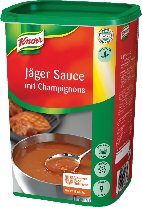 Knorr Jäger Sauce Mit Champignons (1 Kg) 1