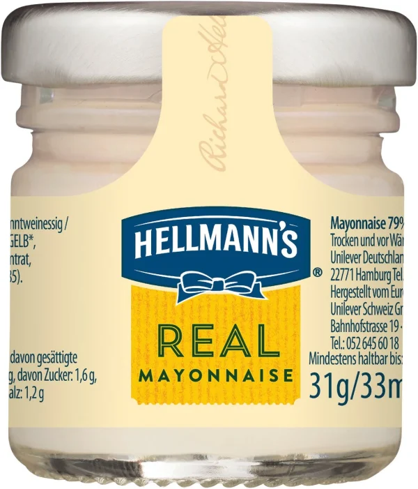 Hellmann’s Vegan Mayo 120 Portionen X 20ml (2,4 L) 7