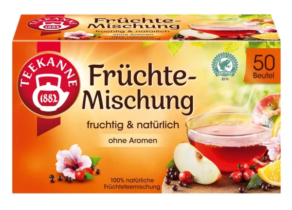 Meßmer Früchtetee Hagebuttentee Mischung 25 Teebeutel (75g) 4