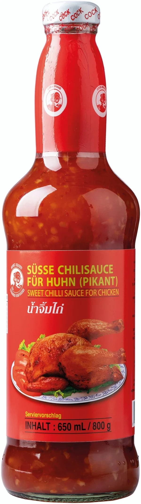 COCK Süße Chilisauce Für Huhn (650 Ml) 1