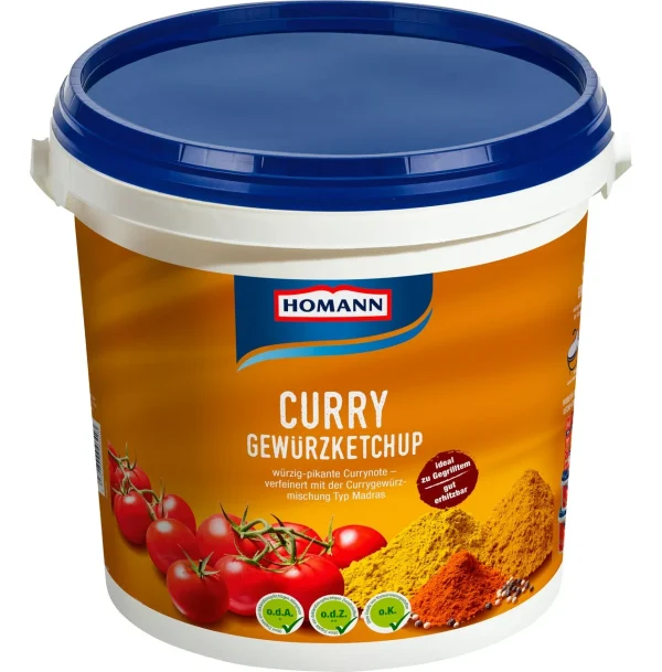 Hela Curry Gewürz Ketchup Scharf (10 Kg) 5