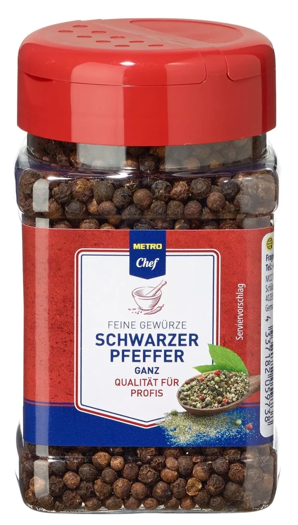 Metro-chef METRO Chef Pfeffer Schwarz Ganz (165 G) 1