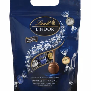 Lindt LINDOR Schokoladenkugel Beutel Vollmischung-Mischung 80 X 12,5 G (1 Kg) 15