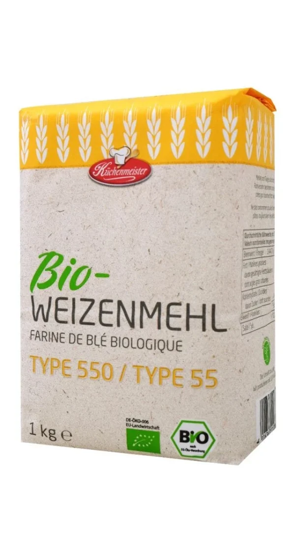 Null Mühlen König Weizenmehl T550 10 X 1kg (10kg) 5