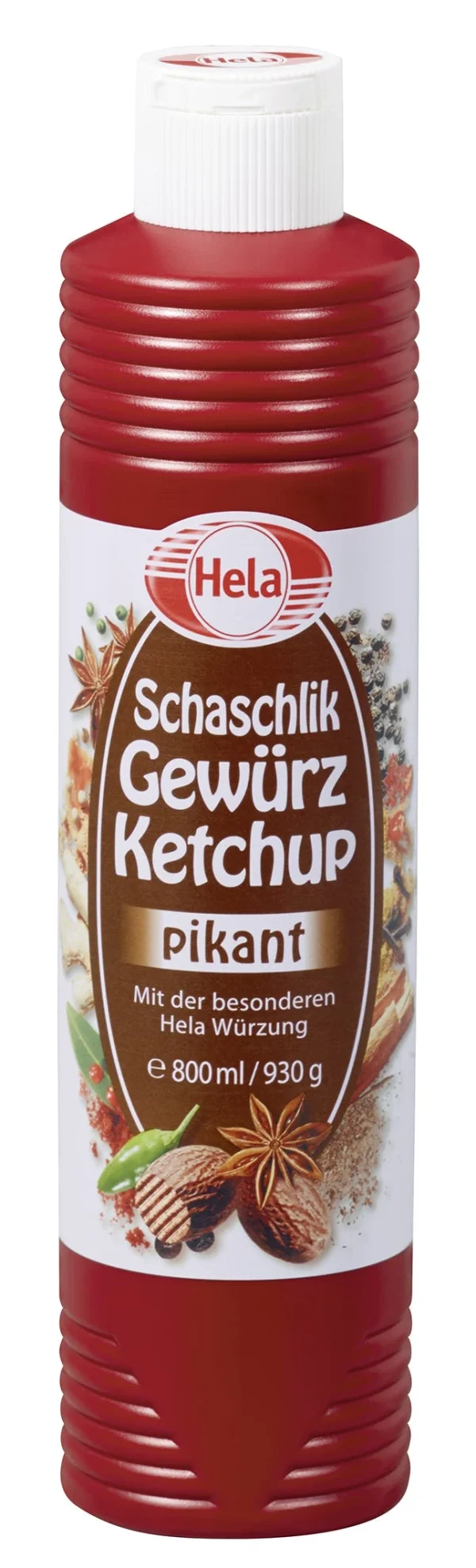 Hela Curry Gewürzketchup Scharf (800 Ml) 4