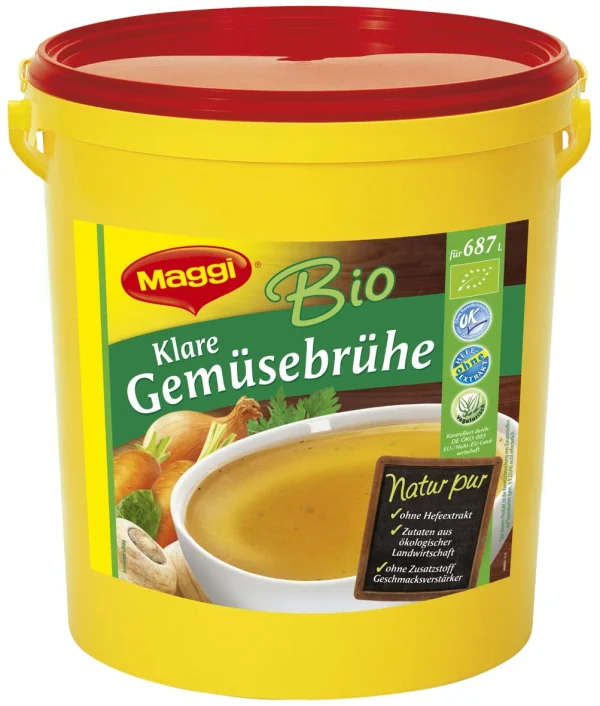 Maggi Bio Klare Gemüsebrühe Mit Sonnenblumenöl (11 Kg) 1