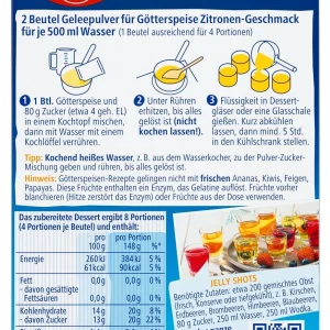 Dr. Oetker Götterspeise Zitronengeschmack (25 G) 6